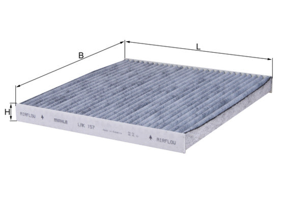 Mahle Carbon Cabin Filter LAK157