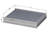 Mahle Carbon Cabin Filter LAK250