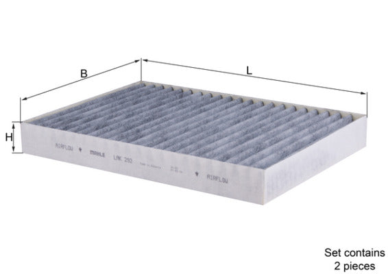 Mahle Carbon Cabin Filter LAK292/S