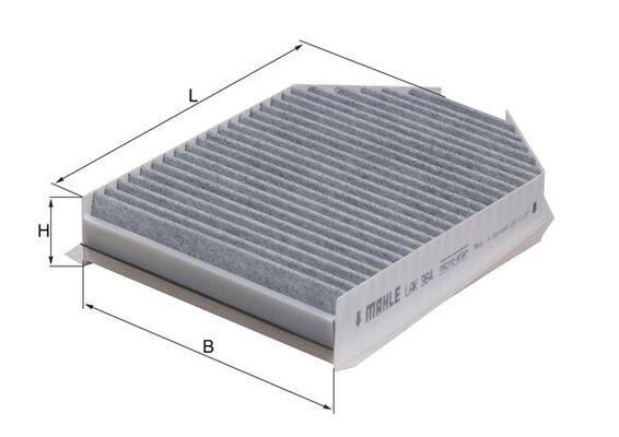 Mahle Carbon Cabin Filter LAK364