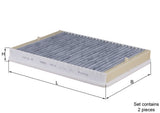 Mahle Carbon Cabin Filter LAK73/S