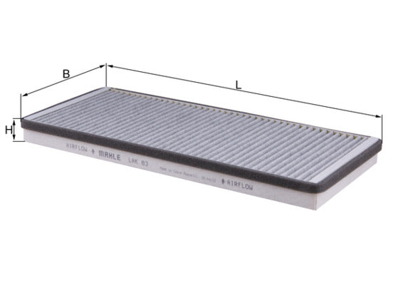 Mahle Carbon Cabin Filter LAK83