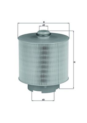 Mahle Air Filter LX1006/1D