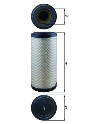 Mahle Air Filter LX1241