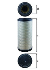 Mahle Air Filter LX1241