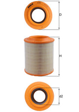 Mahle Air Filter LX1275
