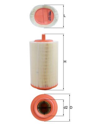 Mahle Air Filter LX1277
