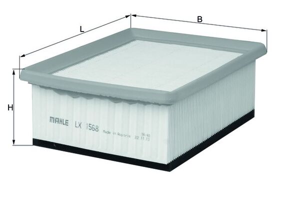 Mahle Air Filter LX1568