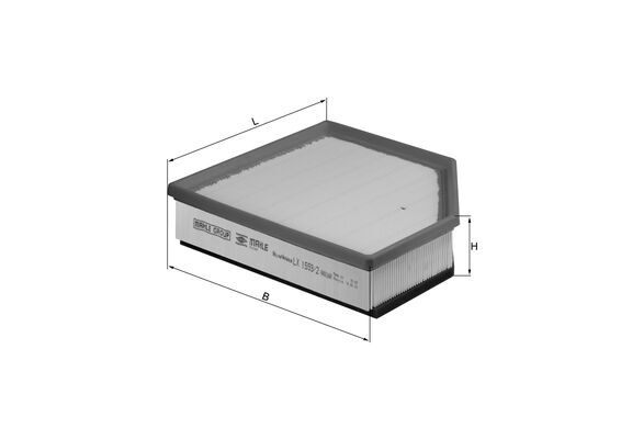 Mahle Air Filter LX1593/2