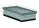 Mahle Air Filter LX1617