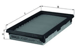 Mahle Air Filter LX1631