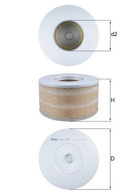 Mahle Air Filter LX1641