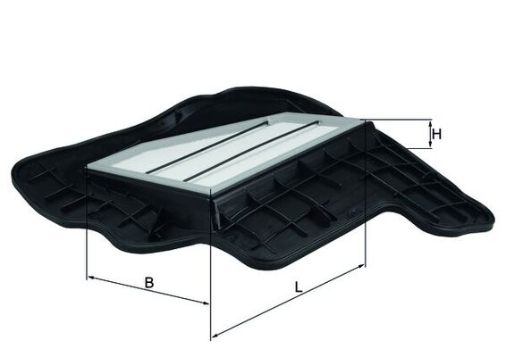Mahle Air Filter LX1685/5