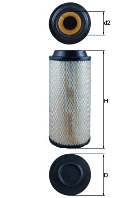Mahle Air Filter LX1687
