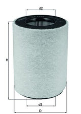 Mahle Air Filter LX1792