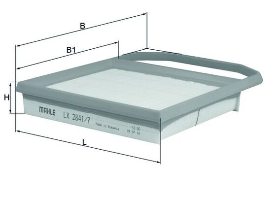 Mahle Air Filter LX2841/7