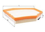 Mahle Air Filter LX3728/1
