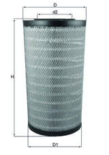 Mahle Air Filter LX3753