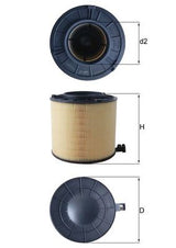 Mahle Air Filter LX4406