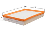 Mahle Air Filter LX4849
