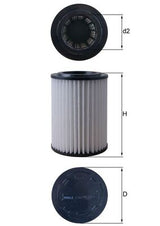 Mahle Air Filter LX5363