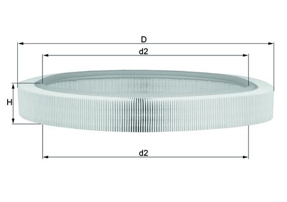 Mahle Air Filter LX61