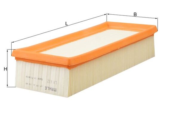 Mahle Air Filter LX632