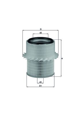 Mahle Air Filter LX673