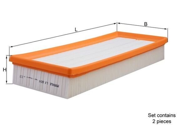 Mahle Air Filter LX804/S