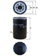 Mahle Oil Filter - Spin-On OC1049/2