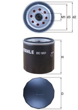 Mahle Oil Filter OC1051