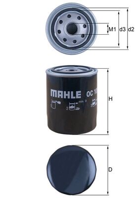 Mahle Oil Filter OC105