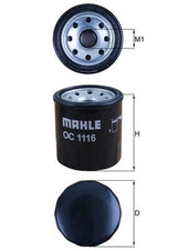 Mahle Oil Filter - Spin On OC1116