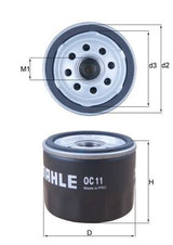 Mahle Oil Filter OC11