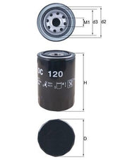 Mahle Oil Filter OC120