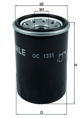 Mahle Oil Filter - Spin On OC1331