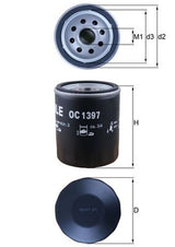 Mahle Oil Filter OC1397