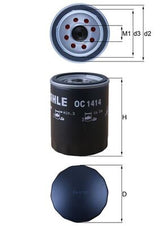 Mahle Oil Filter OC1414