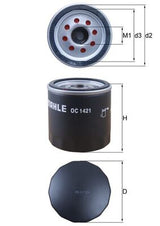 Mahle Oil Filter OC1421