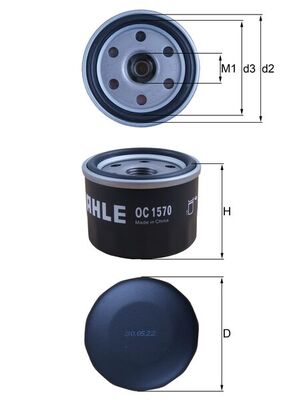 Mahle Oil Filter OC1570