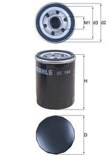 Mahle Oil Filter OC194