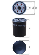 Mahle Oil Filter OC217/6