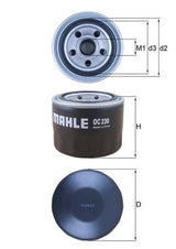 Mahle Oil Filter - Spin On OC230