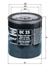 Mahle Oil Filter OC25