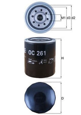 Mahle Oil Filter OC261