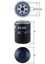 Mahle Oil Filter OC262