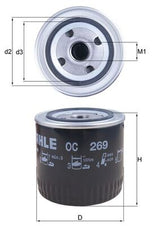 Mahle Oil Filter OC269