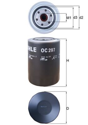 Mahle Oil Filter OC297
