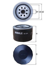 Mahle Hydraulic Filter OC384