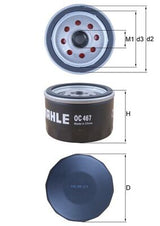 Mahle Oil Filter OC467